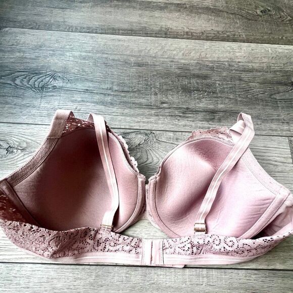 Thirdlove Artisan Lace Balconette Bra 40C Blush Pink Lace Sexy Supportive Comfy - Picture 5 of 6